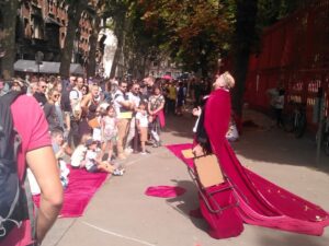 istvan clown avec public